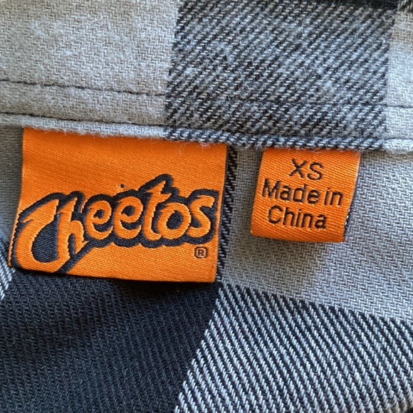 Cheetos Chester cheetah flannel shirt GUC - Picture 4 of 4
